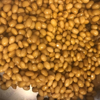 椎茸出汁の煮豆